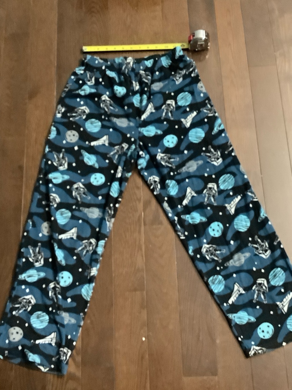 Boys Blue Space Print Pajama Pants - Brand